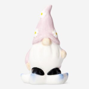 Pink garden gnome - small - Image 1