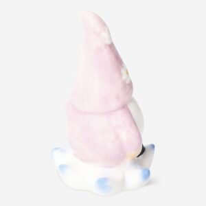 Pink garden gnome - small - Image 3