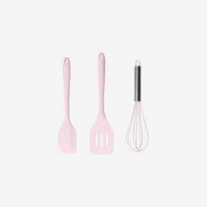 Pink kitchen utensils - 3 pcs - Image 2