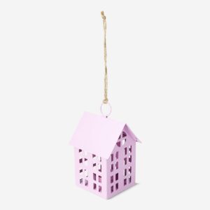 Pink lantern for LED tealights - small - Image 1