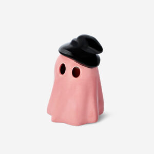 Pink luminious ghost with hat - 13 cm - Image 2