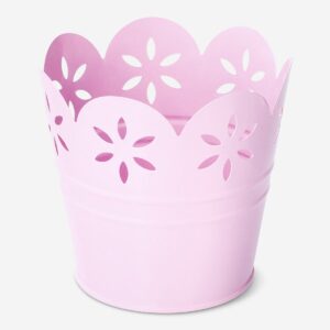 Pink plant pot - 8 cm - Image 1