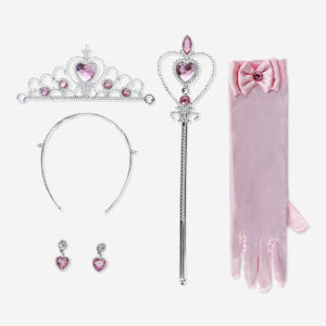 Pink princess accessories for kids - Image 1
