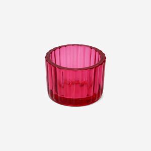 Pink tealight holder - Image 1