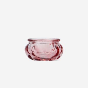Pink tealight holder - 6 cm - Image 2