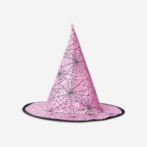 Pink witch's hat for kids - 4 to 8 years