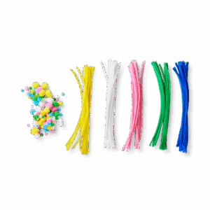 Pipe cleaners and pompoms - Image 1