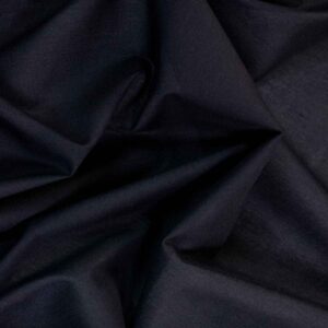 Plain Cotton Lawn Fabric - Black - Image 1