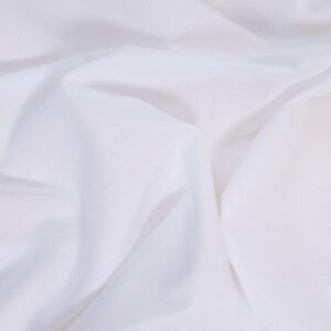 Plain Cotton Lawn Fabric - White - Image 1