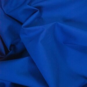 Plain Cotton Poplin Fabric - Royal Blue - Image 1