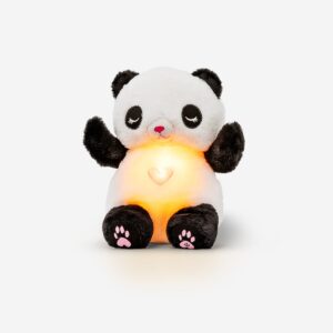Plush panda toy that breathes