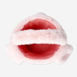 Plush pink bunny basket - Image 3
