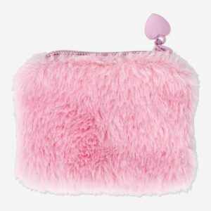 Plush pink wallet - Image 1