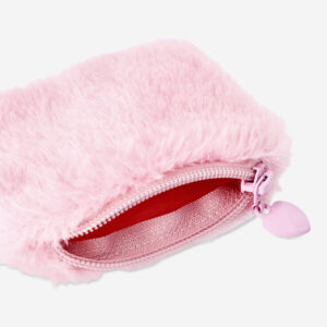 Plush pink wallet - Image 3