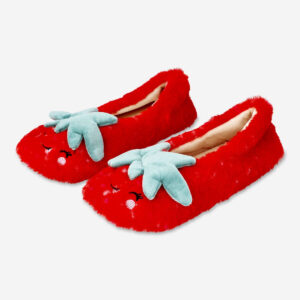 Plush Strawberry Slippers - 39/40 - Image 2