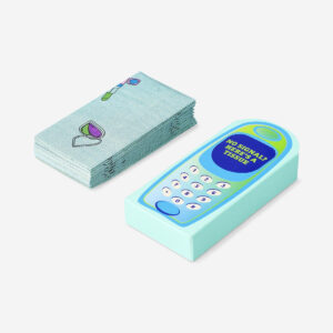 Pocket tissues as retro phone - 10 pcs - Image 3