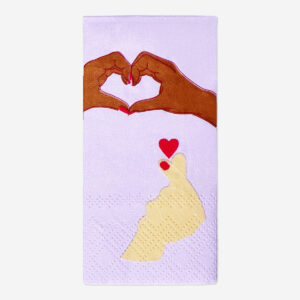 Pocket tissues with Valentine's print - 10 pcs - Image 1