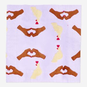 Pocket tissues with Valentine's print - 10 pcs - Image 2