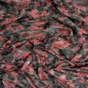 Printed Cotton Lawn Fabric - Autumnal Floral - Image 2