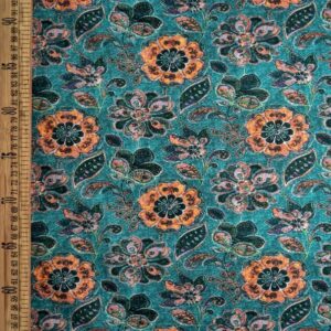 Printed Cotton Lawn Fabric - Indien Summer - Image 3
