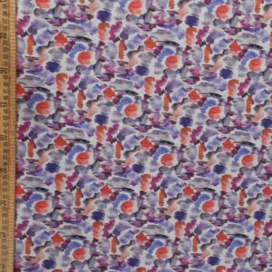 Printed Cotton Lawn Fabric - Sunset Landscape - Image 2