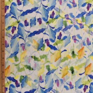 Printed Cotton Lawn Fabric - Watercolour - Image 3