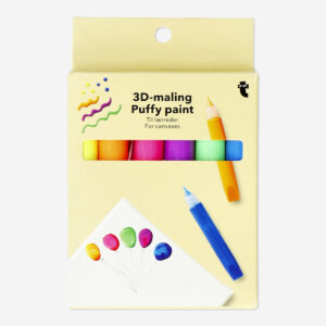 Puffy paint pens for canvases - 6 pcs - Image 1