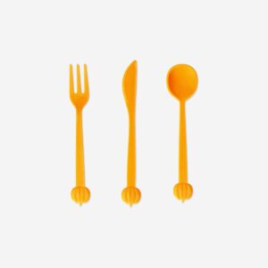 Pumpkin cutlery set - 6 pcs - Image 1