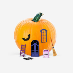Pumpkin decorations - 7 pcs - Image 1