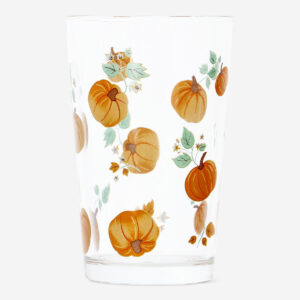 Drinking glass with pumpkin design - 220 ml - Image 2