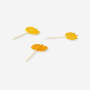 Pumpkin food picks - 8 pcs - Image 2