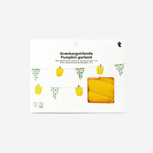 Pumpkin garland with checks - 300 cm - Image 3