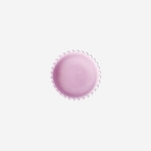 Pink bowl with bubble edge - Image 3