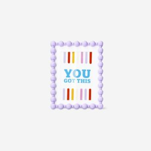 Purple bubble picture frame - 13 x 18 cm - Image 1