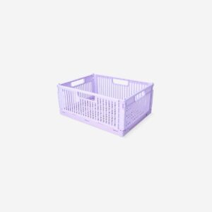 Purple collapsible storage box - 30 cm - Image 1