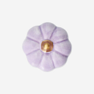 Purple decorative pumpkin - 6 cm - Image 3