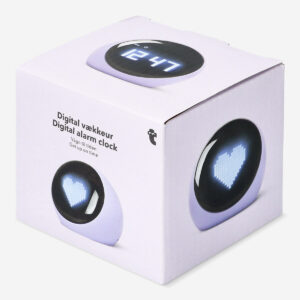 Purple digital alarm clock - Image 1