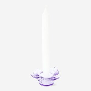 Purple Leaf-Shaped Tealight Holder - Image 3