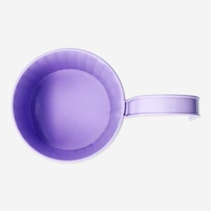 Purple plant pot with hook - 14 cm - Image 3