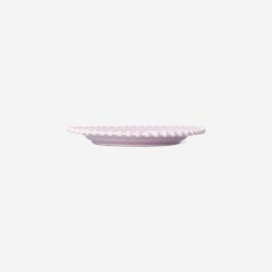 Pink plate with bubble edge - Image 3
