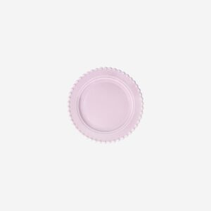 Pink plate with bubble edge - Image 2