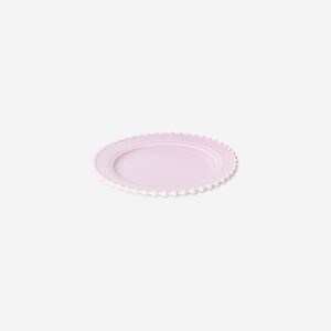 Pink plate with bubble edge - Image 1