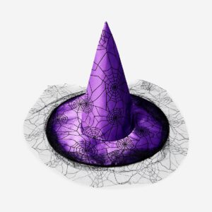 Purple witch's hat - For adults - Image 3