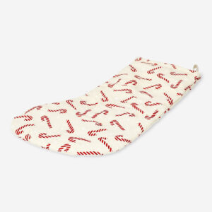 Quilted Christmas stocking with candy canes - Image 2