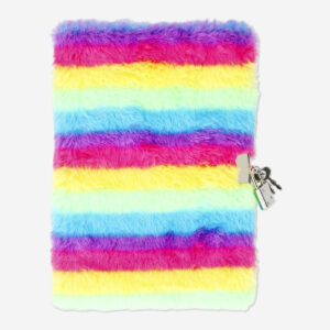 Rainbow Diary with Lock - Image 1