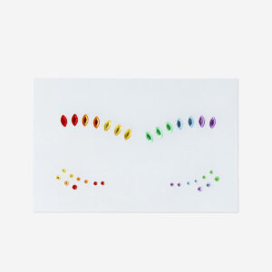 Rainbow face jewels - Image 2