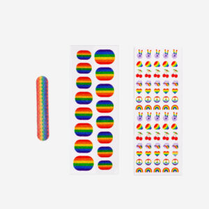 Rainbow nail decorations - Image 1