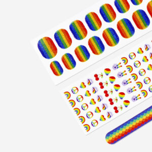 Rainbow nail decorations - Image 3