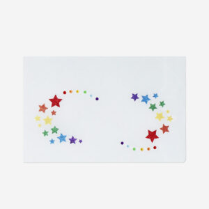 Rainbow star face jewels - Image 2
