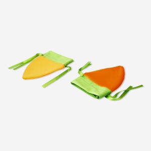 Reusable carrot shaped gift bags - 2 pcs - Image 2